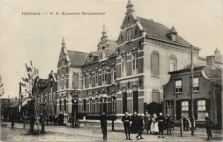 De Nazarethschool aan de Noord Koninginnewal. Fotograaf onbekend.