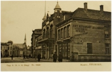 Hotel St. Lambert op de Helmondse Markt. Uitgave Van de Burgt. Fotograaf onbekend.