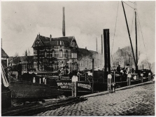 De Kanaaldijk Noord-West te Helmond in 1918. Fotograaf Onbekend.