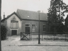 Het gesloopte pand van kaarsenfabriek Van Borrenbergen in de Vondellaan, 1968. Foto: gemeente Eindhoven | Beeldcollectie RHCe.