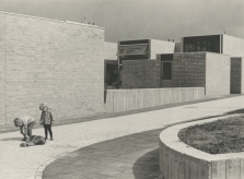 Een modelwoning in de wijk Geestenberg, 1972. Foto Gemeente Eindhoven | beeldcollectie RHCe