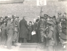  Koningin Wilhelmina bezoekt in maart 1945 Eindhoven, hoofdstad van het bevrijde deel van Nederland. Foto A. van Beurden | beeldcollectie RHCe