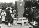 De onthulling van het van Gogh Monument in Nuenen.