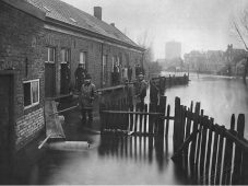 De Plekhoek tijdens de watersnood van 2 tot en met 8 januari 1926