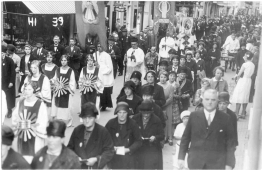 De processie door Kevelaer